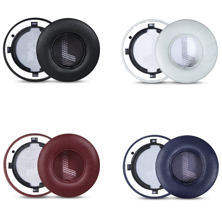 1 Pair Protein Skin Sponge Earphone Cover For JBL E45BT/E35/E45(A-Red)