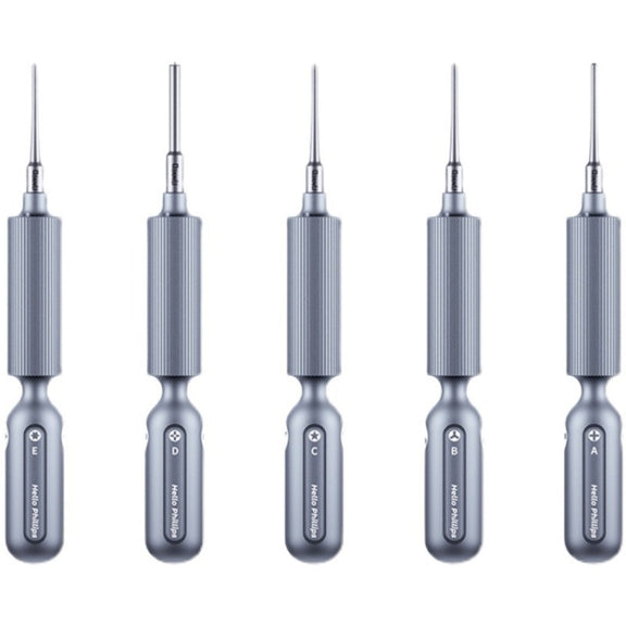 Qianli Super Tactile Grip-Type Precision Silent Dual-Bearing Screwdriver, Series: Type A Phillips