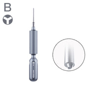 Qianli Super Tactile Grip-Type Precision Silent Dual-Bearing Screwdriver, Series: Type B Tri-point