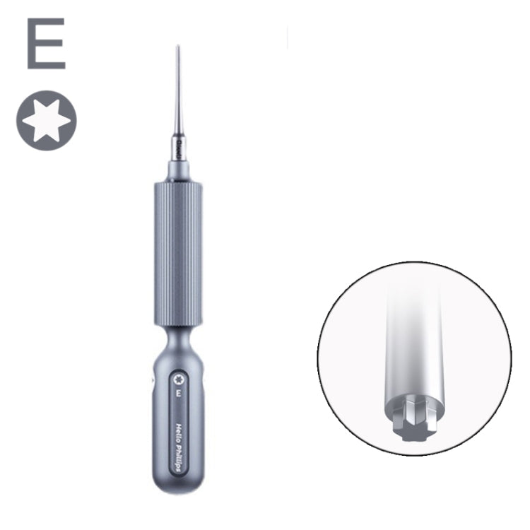 Qianli Super Tactile Grip-Type Precision Silent Dual-Bearing Screwdriver, Series: Type E T2 Torx - free shipping - PMC TechLife - Order now!