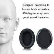 1 Pair Sponge Headphone Covers For Audio-Technica ATH-AR5BT / AR5iS(Black+Blue)