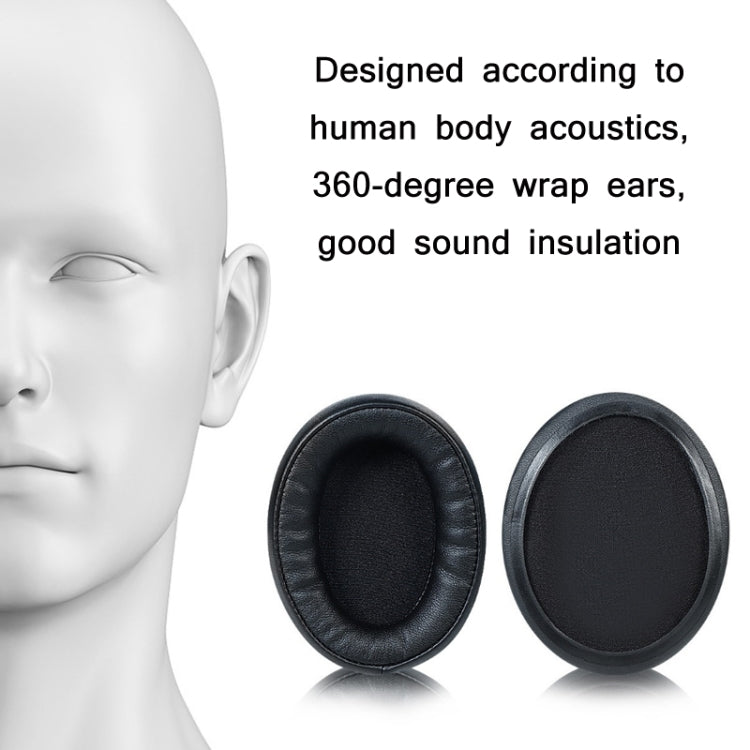 1 Pair Sponge Headphone Covers For Audio-Technica ATH-AR5BT / AR5iS(Black) - Earmuff & Pad by PMC TechLife | Online Shopping South Africa | PMC TechLife