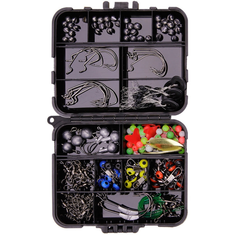 213 PCS / Set Road Squid Hook Accessories Set(026 Black Box) - Fishing Hooks by PMC TechLife | Online Shopping South Africa | PMC TechLife