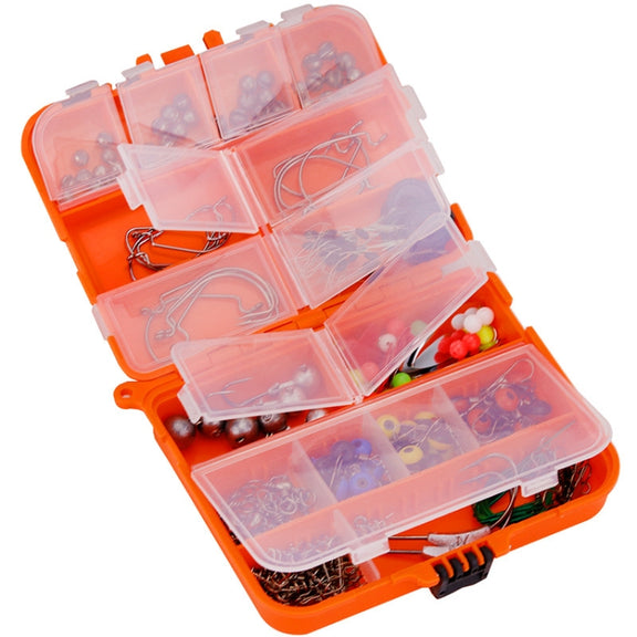 213 PCS / Set Road Squid Hook Accessories Set(026 Black Box)