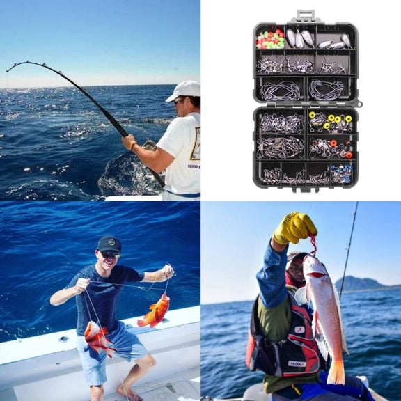 187 PCS / Set Road Squid Hook Accessories Set