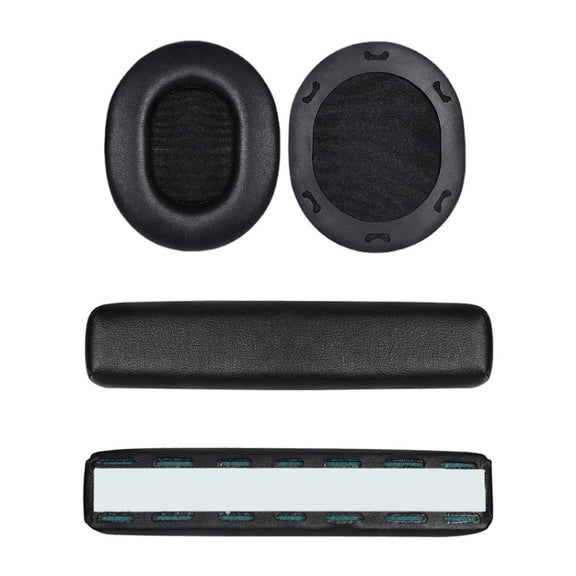 1 Pair Protein Skin Earmuff / Headbeam For Audio-Technica ATH-M70X(Headbeam)