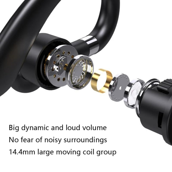 520 Gen2 Earhook Business Bluetooth Headphone, Style: With Charging Case