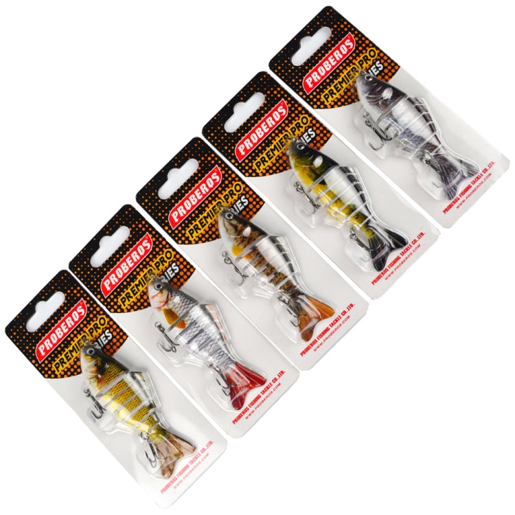 2 PCS PROBEROS HS001 10cm 15.5g Road Sub-Fish Bait Plastic Hard Bait(I)