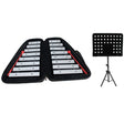 JZ-35 16-Tone Double Row Carillon Orff Percussion Instrument, Color: Silver With Shelf - free shipping - PMC TechLife - Order now!