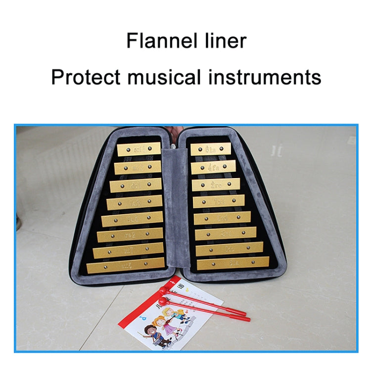 JZ-35 16-Tone Double Row Carillon Orff Percussion Instrument, Color: Silver With Shelf - free shipping - PMC TechLife - Order now!