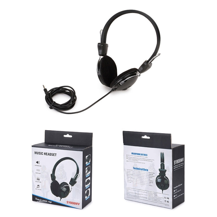 Soyto SY808MV Online Class Office Computer Headset, Cable Length: 1.6m, Color: Black 6.5mm - free shipping - PMC Jewellery - Order now!