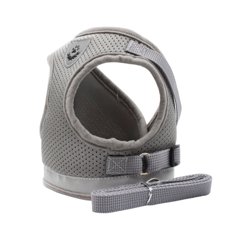 BL-844 Pet Chest Straps Reflective Breathable Dog Rope, Size: M(Silver Gray) - Leashes & Chest Strap by PMC TechLife | Online Shopping South Africa | PMC TechLife | Buy Now Pay Later Mobicred