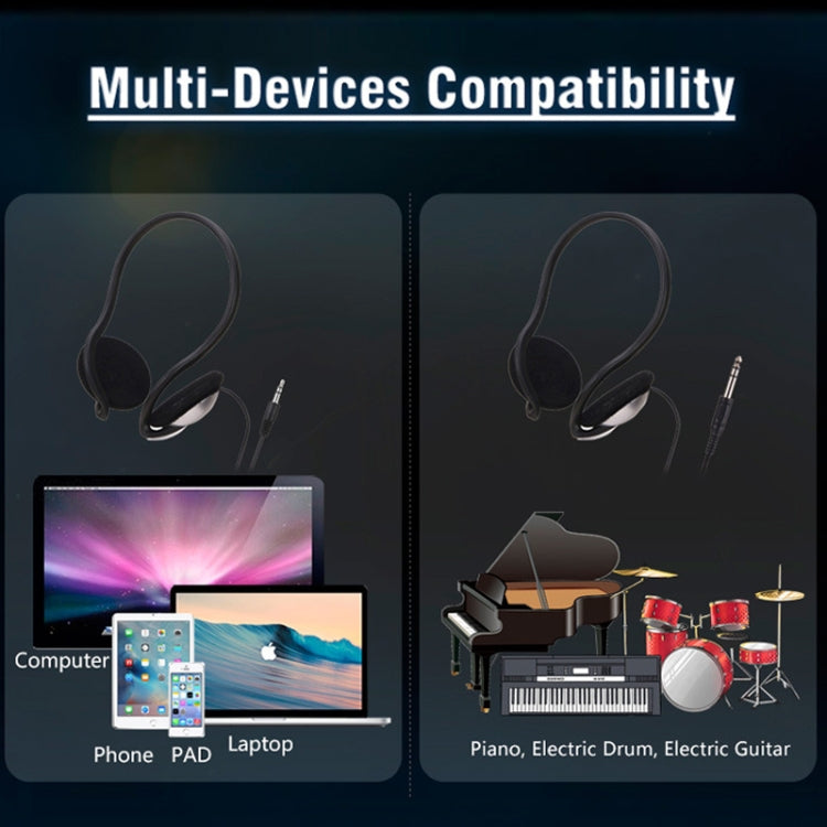 Soyto SY720 Student Equipped Wired Headset for Electronic Piano Drum Guitar 3.5mm - Stringed Instruments by PMC TechLife | Online Shopping South Africa | PMC TechLife