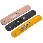 5 Sets 6 In 1 Stainless Steel Spring Spiral Portable Ear Pick, Specification: Yellow Leather Case