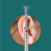 5 Sets 6 In 1 Stainless Steel Spring Spiral Portable Ear Pick, Specification: Blue