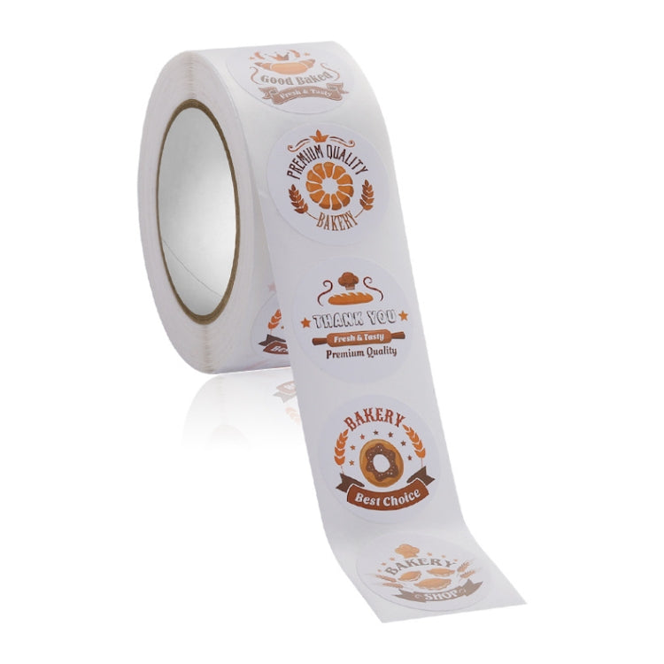 Bakery Cake Shop Cartoon Cute Sticker Decorative Sealing Sticker, Size: 2.5cm / 1 Inch(HA021)
