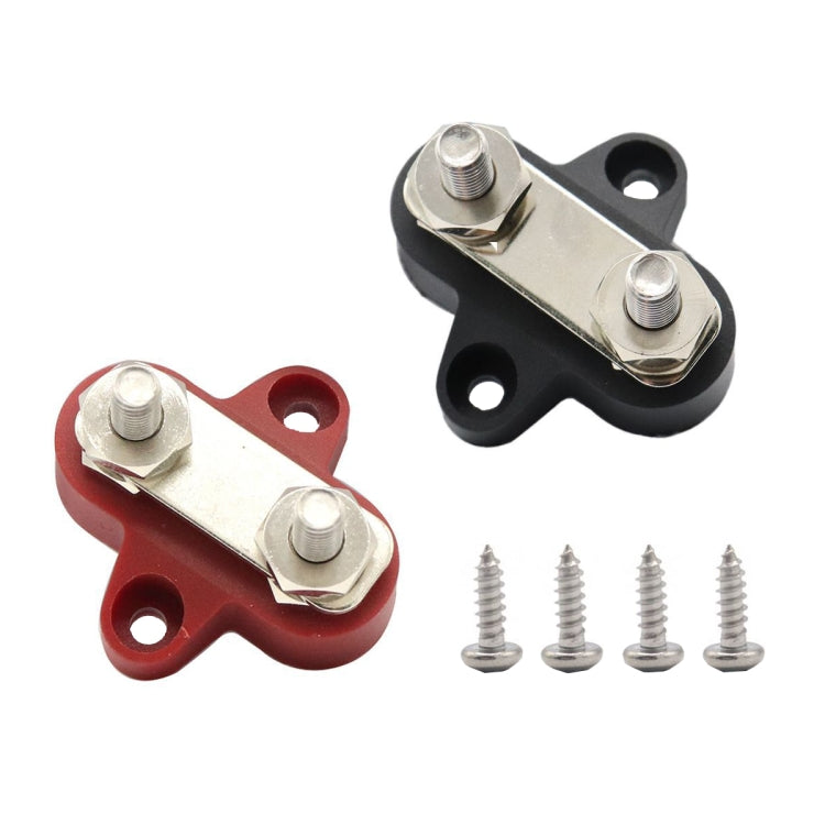 Double Terminal Block Spiral Fixed Wire Connector, Color: M6 Black - Booster Cable & Clip by PMC TechLife | Online Shopping South Africa | PMC TechLife