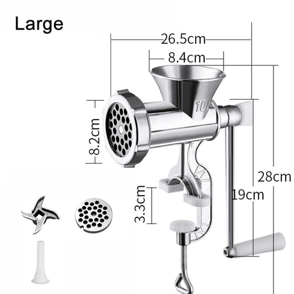 Household Manual Grinder Sausage Machine, Specification: No. 10 Large
