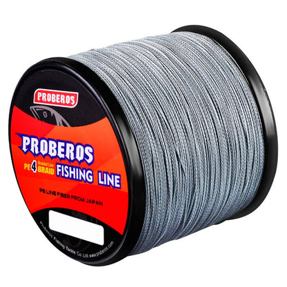 PROBEROS 4 Edited 300M Fish Line, Line number: 2.0 / 25LB(Grey) - Fishing Lines & Ropes by PROBEROS | Online Shopping South Africa | PMC Jewellery | Buy Now Pay Later Mobicred