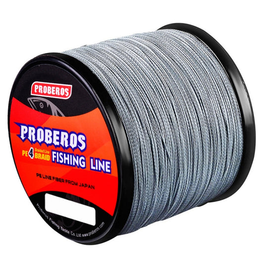 PROBEROS 4 Edited 300M Fish Line, Line number: 2.0 / 25LB(Grey) - Fishing Lines & Ropes by PROBEROS | Online Shopping South Africa | PMC Jewellery | Buy Now Pay Later Mobicred