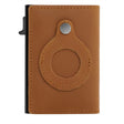 Anti-Theft Positioning Wallet Men Card Holder Mini Wallets For Airtag(Cowhide Dark Brown) - Wallet Series by PMC TechLife | Online Shopping South Africa | PMC TechLife