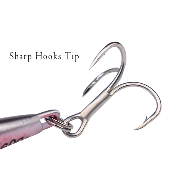 3 PCS PROBEROS LF103 Simulation Metal Sea Fishing Bait, Specification: 10g(H With Hook)