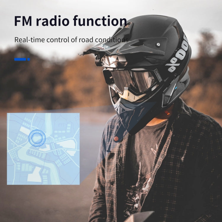 yz06 Wireless Bluetooth Helmet Headphones - Motorcycle Walkie Talkie by PMC TechLife | Online Shopping South Africa | PMC TechLife