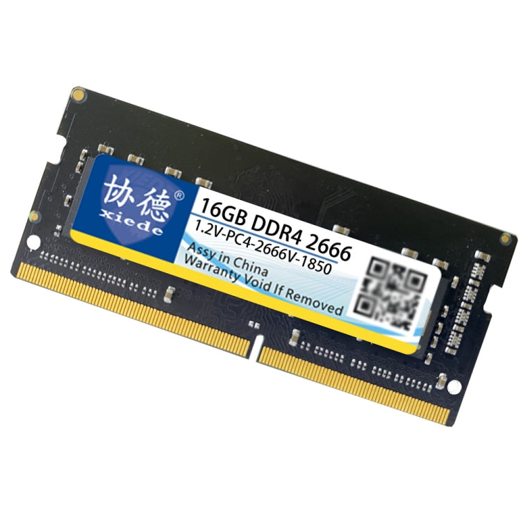 XIEDE X065 DDR4 NB 2666 Full Compatibility Notebook RAMs, Memory Capacity: 16GB - RAMs by XIEDE | Online Shopping South Africa | PMC Jewellery | Buy Now Pay Later Mobicred