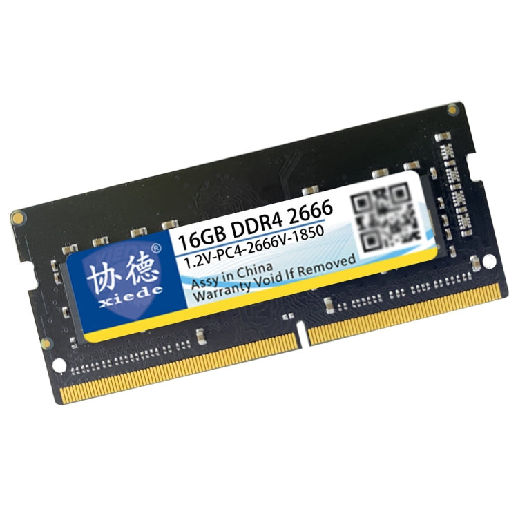 XIEDE X065 DDR4 NB 2666 Full Compatibility Notebook RAMs, Memory Capacity: 16GB - RAMs by XIEDE | Online Shopping South Africa | PMC Jewellery | Buy Now Pay Later Mobicred