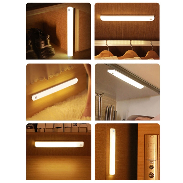 Magnetic Rechargeable Cabinet Bedside Human Body Induction Lamp, Specification: 400 mAh Without Switch 15cm(White Light) - Sensor LED Lights by PMC TechLife | Online Shopping South Africa | PMC TechLife