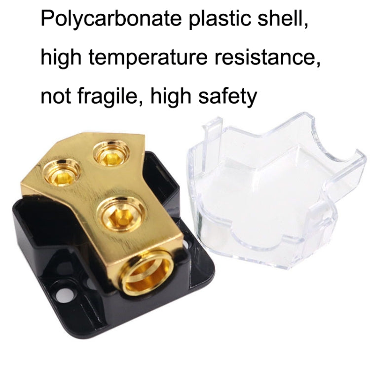 DB31 Car Audio Amplifier Modified Insurance 1 Point 2 Splitter, Specification: Zinc Alloy - Car Amplifiers by PMC TechLife | Online Shopping South Africa | PMC TechLife