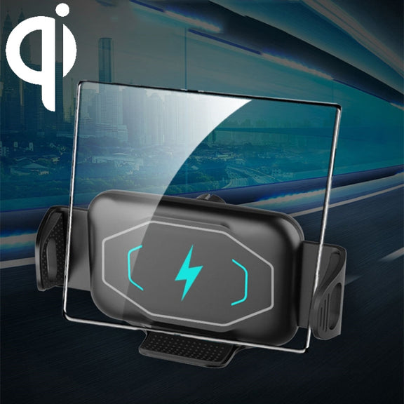 S15 15W QI Magnetic Car Wireless Charging Holder For Folding Screen Phone(Black)