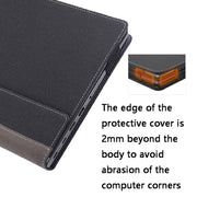 Laptop Leather Anti-Fall Protective Case For HP Envy X360 13-Ag Ar(Navy Blue)