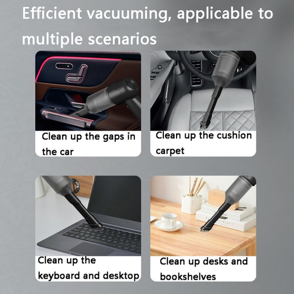 FL-8803 Portable Handheld Car Vacuum Cleaner, Style: 3.7V Wireless Charging (Black)