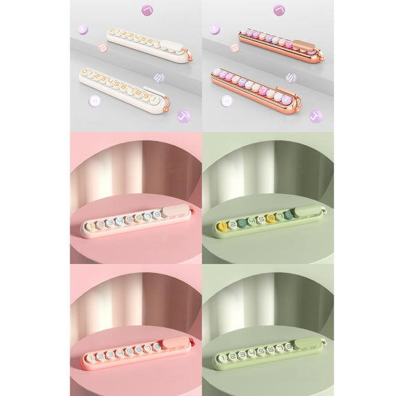 Colorful Car Temporary Parking Number Card, Color: Milk Tea
