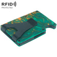 RFID Anti-Degaussing Resin Ultra-Thin Card Holder(Green) - free shipping - PMC TechLife - Order now!