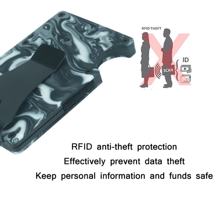 RFID Anti-Degaussing Resin Ultra-Thin Card Holder(Green) - free shipping - PMC TechLife - Order now!