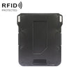 RFID Metal Anti-Theft Credit Card Holder(Black Metal + Black Skin) - free shipping - PMC TechLife - Order now!