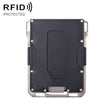 RFID Metal Anti-Theft Credit Card Holder(Silver Metal + Black Skin) - free shipping - PMC TechLife - Order now!