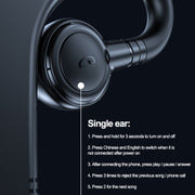 M99 Bluetooth V5.2 Single Earhook Business Headphone(Pink)