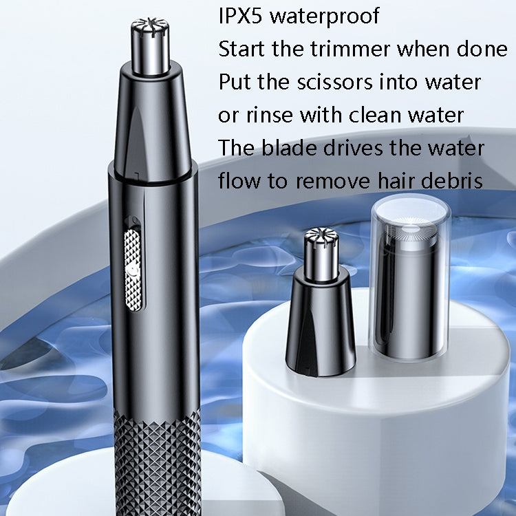 YD-112 Electric Nasal Hair Cutting Shear, Style: Nose Hair Device+Shaver(Blue) - free shipping - PMC TechLife - Order now!
