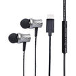 2 PCS TS1812 Type-C Plug In-Ear Digital Wired Earphone With Mic(Black) - Type-C Earphone by PMC TechLife | Online Shopping South Africa | PMC TechLife