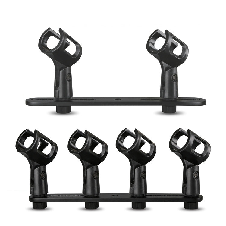 A16 Double-headed  Microphone Clip Aluminum Pole Microphone Accessories