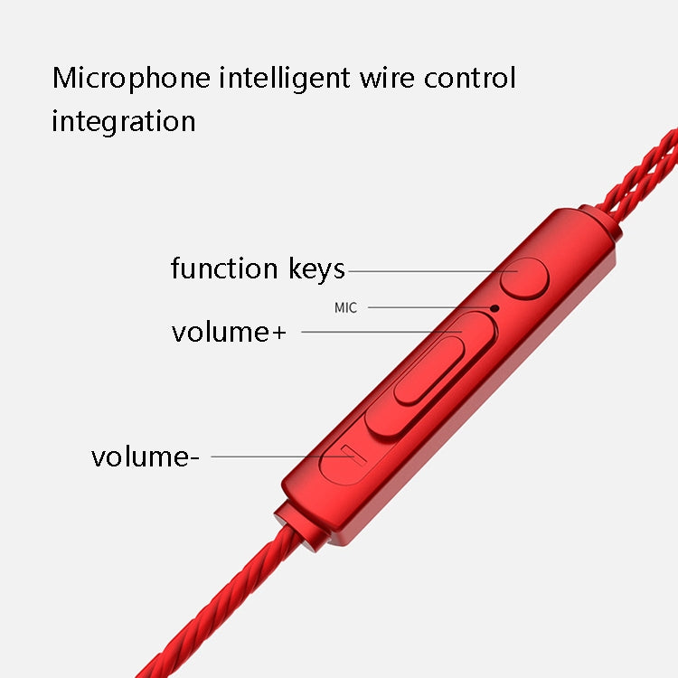 2 PCS TS720 3.5mm Heavy Bass Metal Earbud Wired Earphone(Rose Gold) - Normal Style Earphone by PMC TechLife | Online Shopping South Africa | PMC TechLife