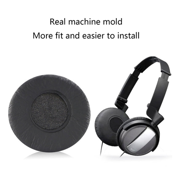 2pcs Sponge Cushion Earpads For Sony MDR-NC7 / NC5 Headset(Black)