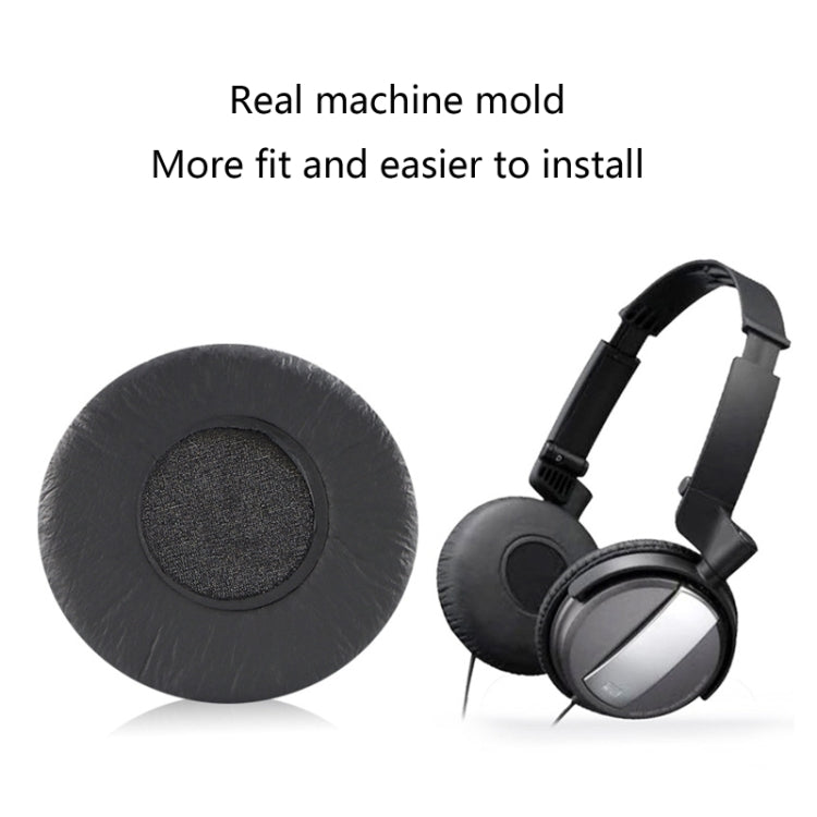 2pcs Sponge Cushion Earpads For Sony MDR-NC7 / NC5 Headset(Black)