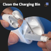Q5 Bluetooth Earphone Telescopic Cleaning Pen Brush(White)