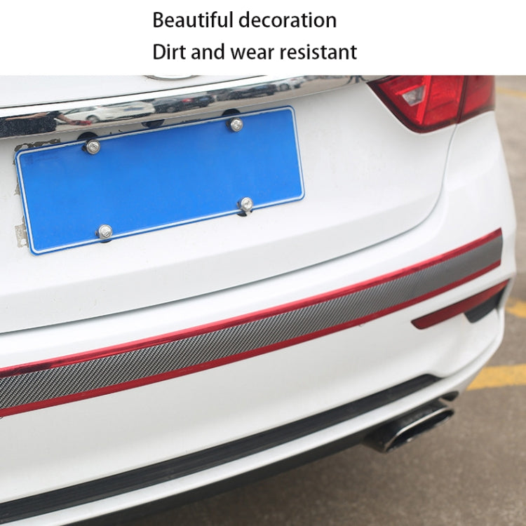 1m Car Bumper Anti-Collision Strip, Color: Carbon Fiber Black 7cm - Decorative Strip by PMC TechLife | Online Shopping South Africa | PMC TechLife