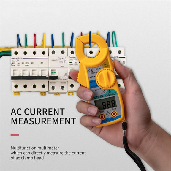 ANENG KT-87N Clamp Voltage And Current Measuring Multimeter(Red)