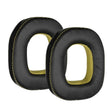 2pcs Sponge Earpad For Logitech Astro A50 Gen3/Gen4 Headset(Black+Yellow) - Earmuff & Pad by PMC TechLife | Online Shopping South Africa | PMC TechLife | Buy Now Pay Later Mobicred